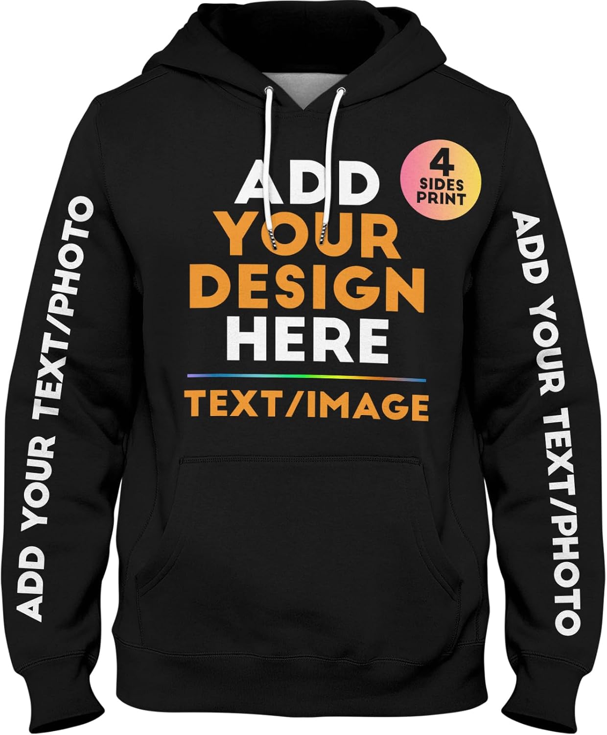 Personalized Photo Hoodie for Men & Women
