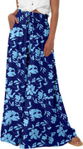 Women High Waist Wide Leg Pants - Flowy Palazzo Comfort