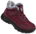 Snow Boots for Women Waterproof Ankle Booties - Warm Fur Lined