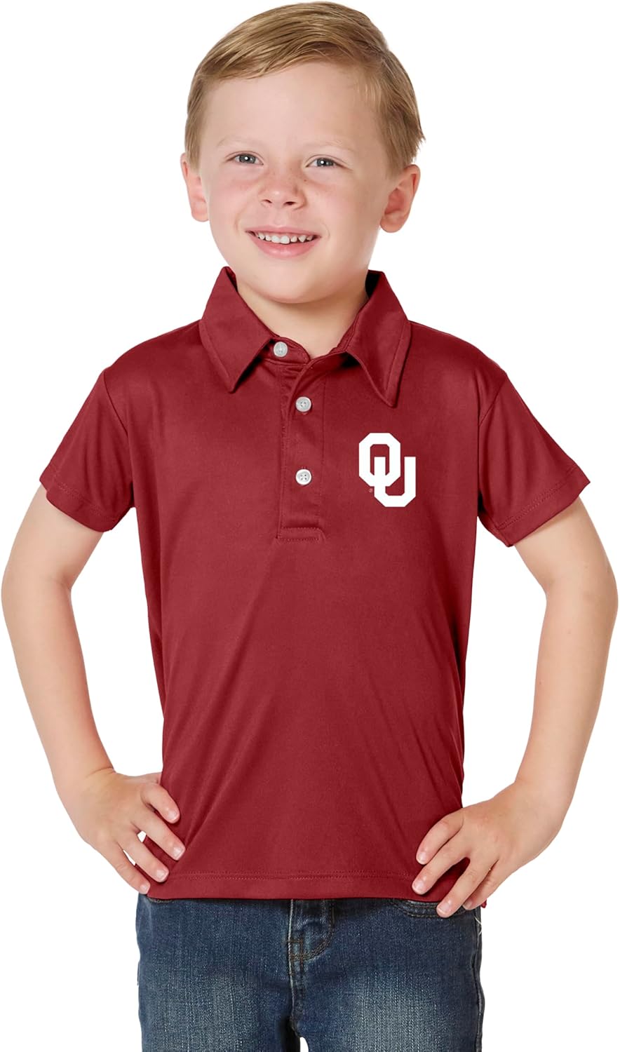 Little King NCAA Toddler Boys Polo Shirt for Young Fans