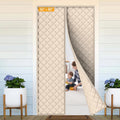 Magnetic Thermal Insulated Door Curtain Fits 30 x 80 in Doors - Energy