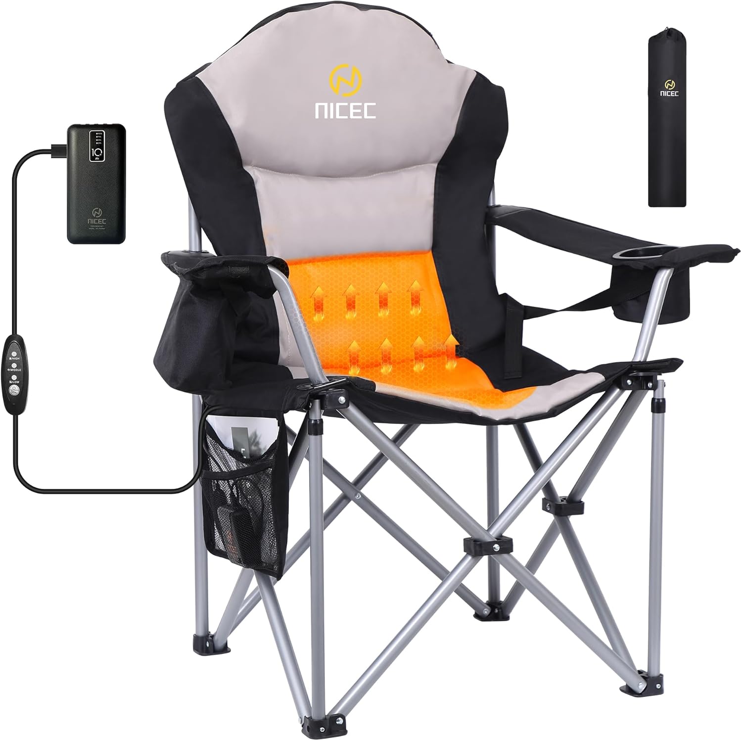 Nice C Heated Camping Chair: Cozy Comfort Everywhere