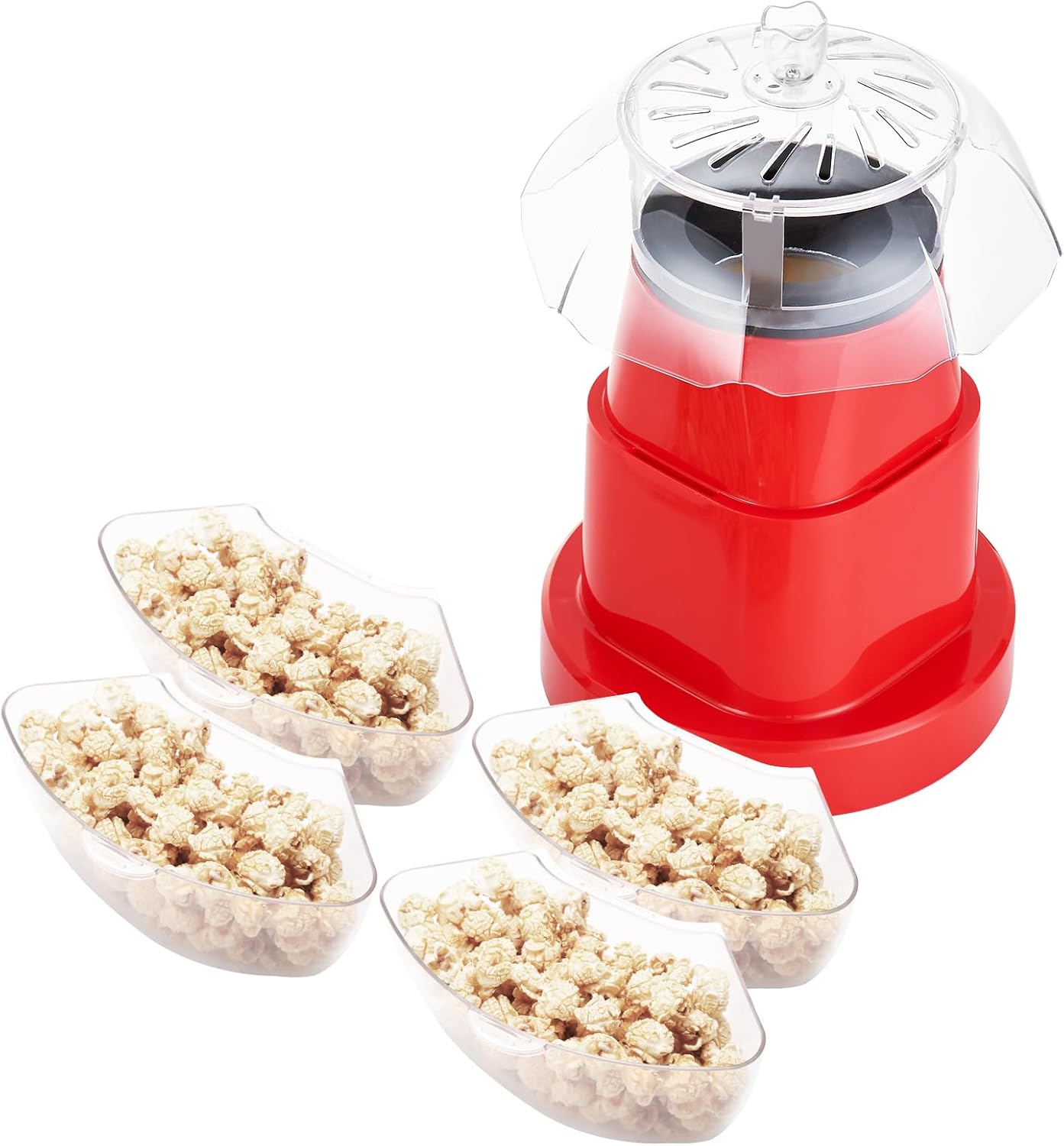 1200W Hot Air Popcorn Maker for Home Parties by tesslux