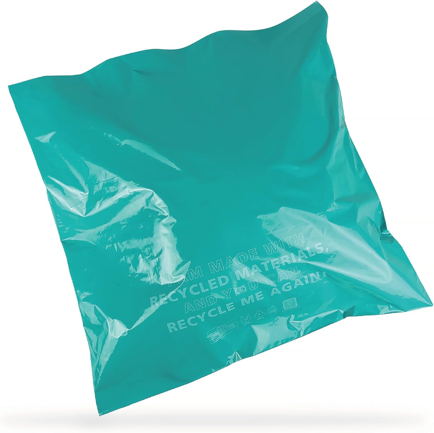Owlpack Eco Friendly 2 MIL Teal Recycled Mailers for Shipping