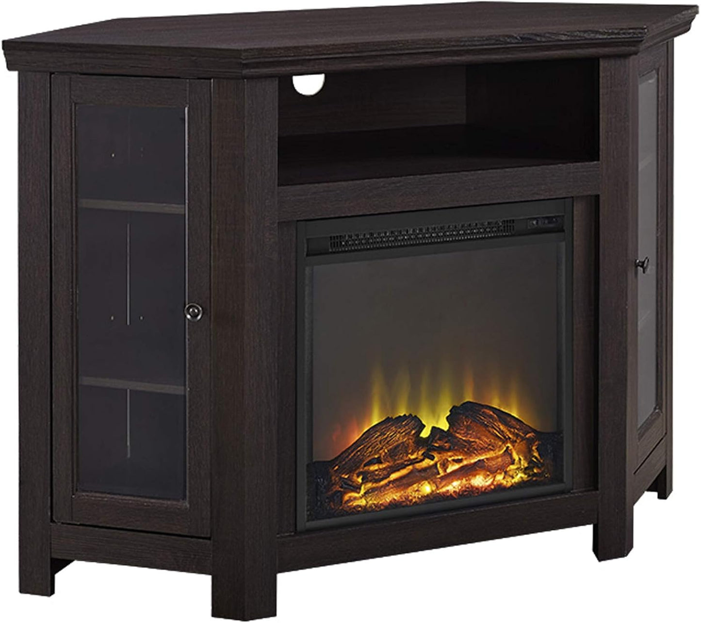 Cozy Corner Fireplace TV Stand