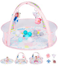 Activity Gym Baby Play Gym Mat for Toddlers - Foldable Tummy Time Mat