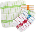 Teal Lattice Kitchen Cleaning Cloths - Set of 10