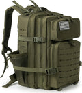 QT&QY 45L Military Tactical Backpack for Camping & Hiking - Durable