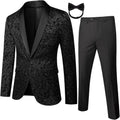 Mens Floral Tuxedo Jacket for Dinner, Prom, and Weddings