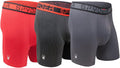 Spyder Performance Mesh Mens Boxer Briefs 3-Pack - Breathable Comfort