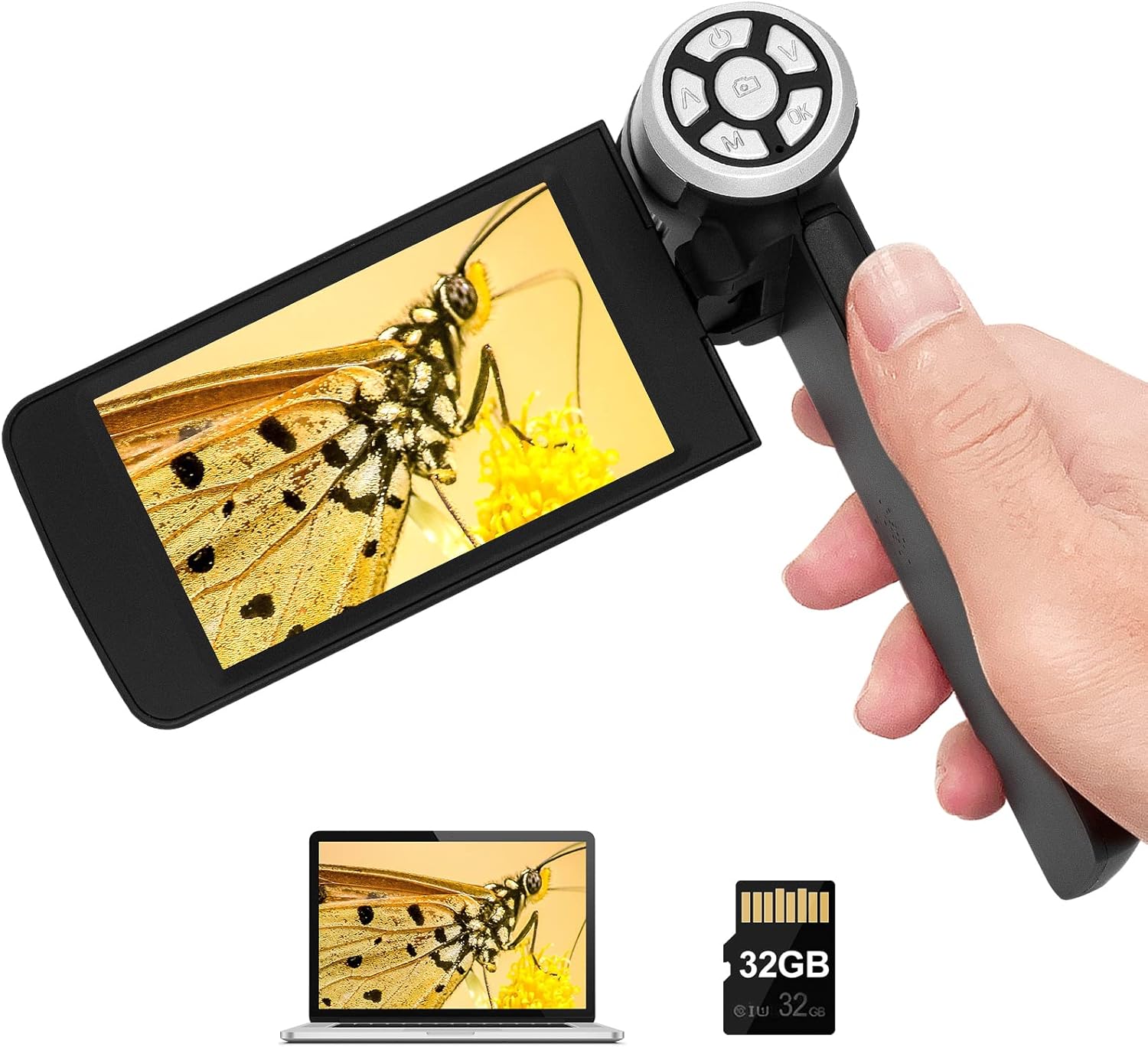 Andonstar AD203 Handheld Digital Microscope for Kids and Adults