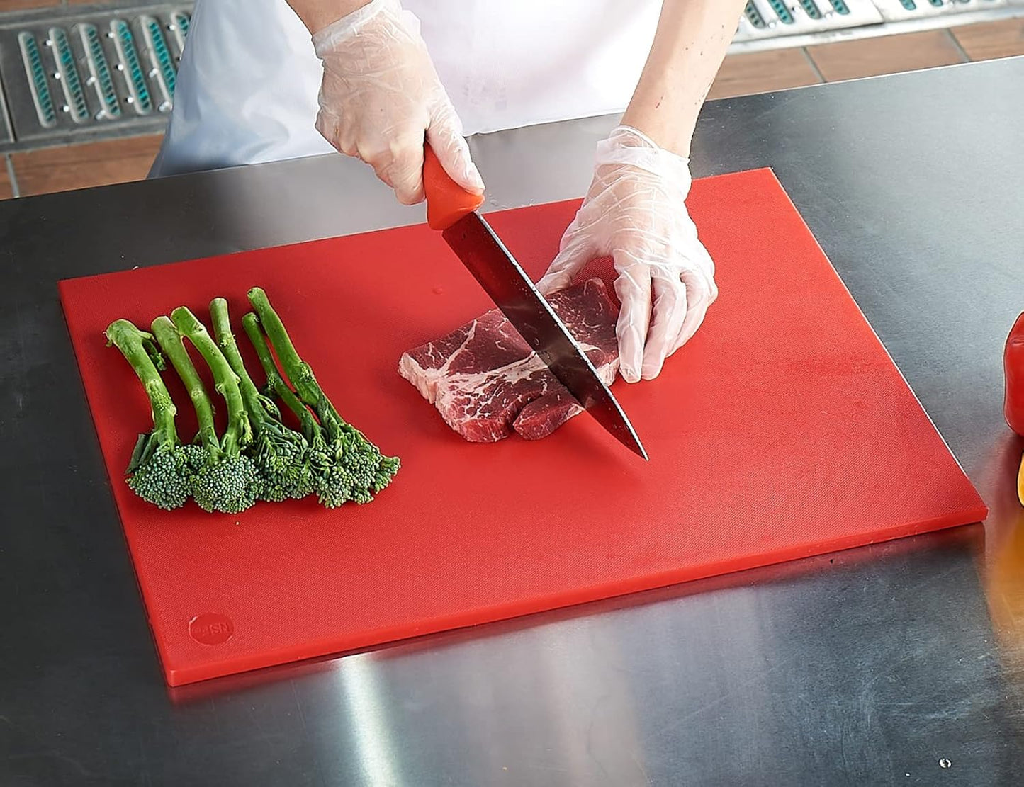 CURTA Color Coded Cutting Boards for Kitchen - 20in x 14in