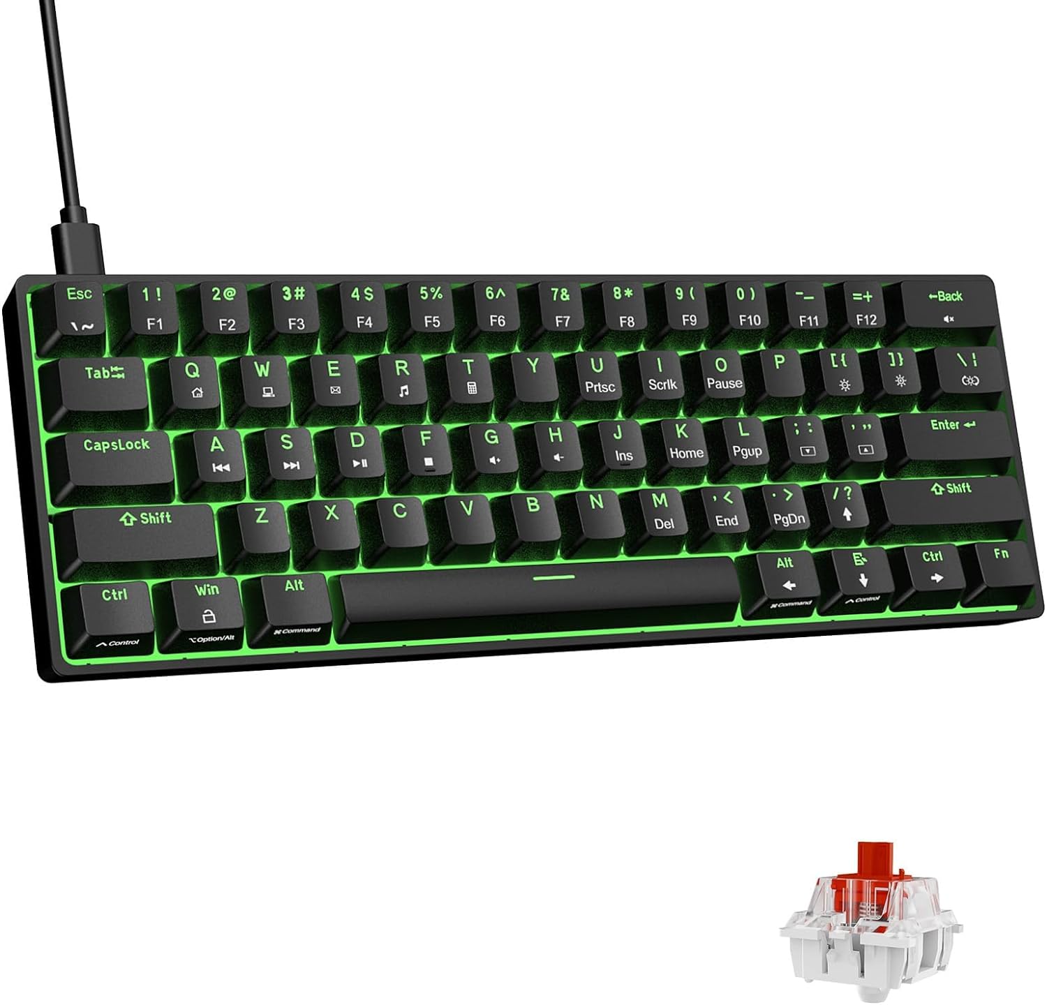 DIERYA DK61SE Compact Mechanical Keyboard