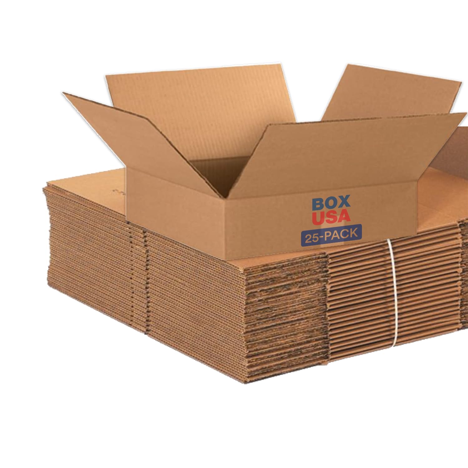 BOX USA 15 x 15 x 4 Corrugated Cardboard Boxes for Moving