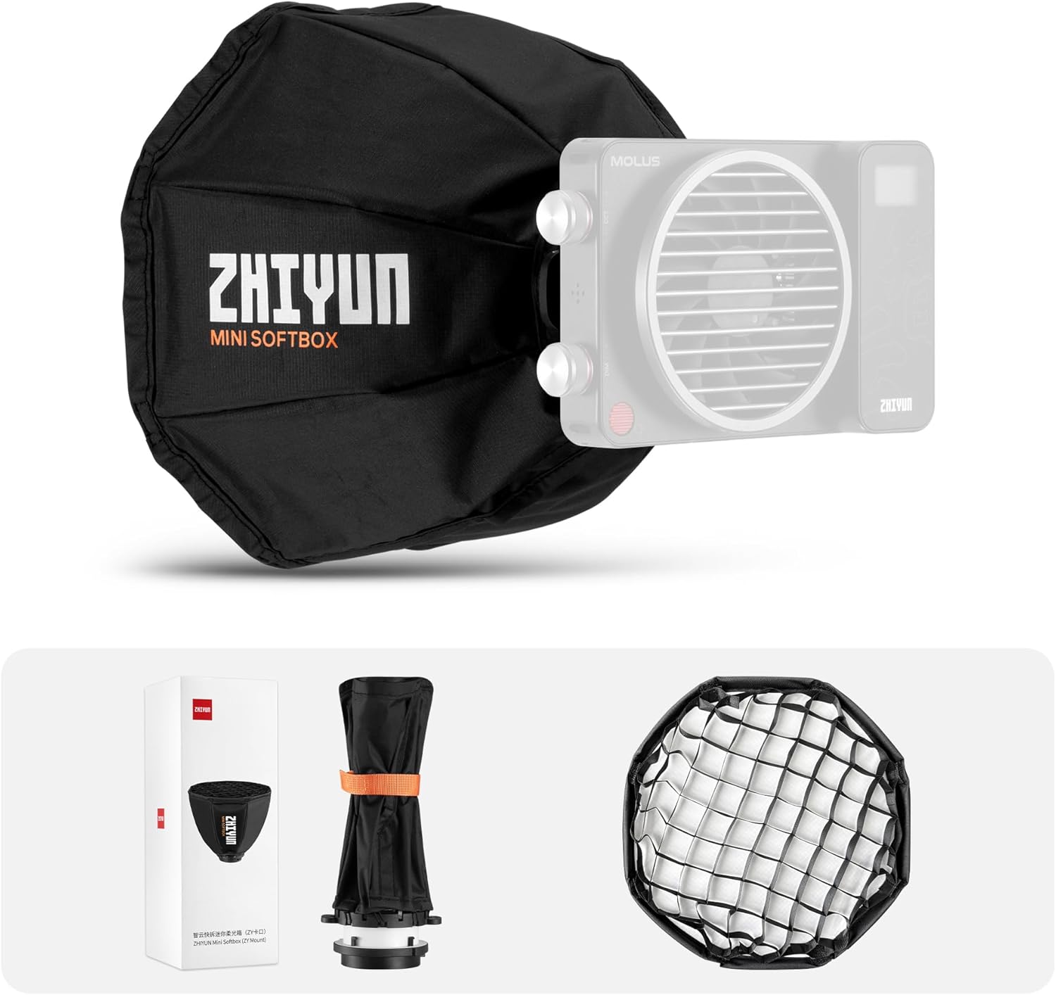 ZHIYUN Mini Octagonal Softbox for Quick Soft Lighting Setup
