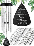 Sympathy Gift Wind Chimes for Outside 36in - Deep Tone Memorial Gift