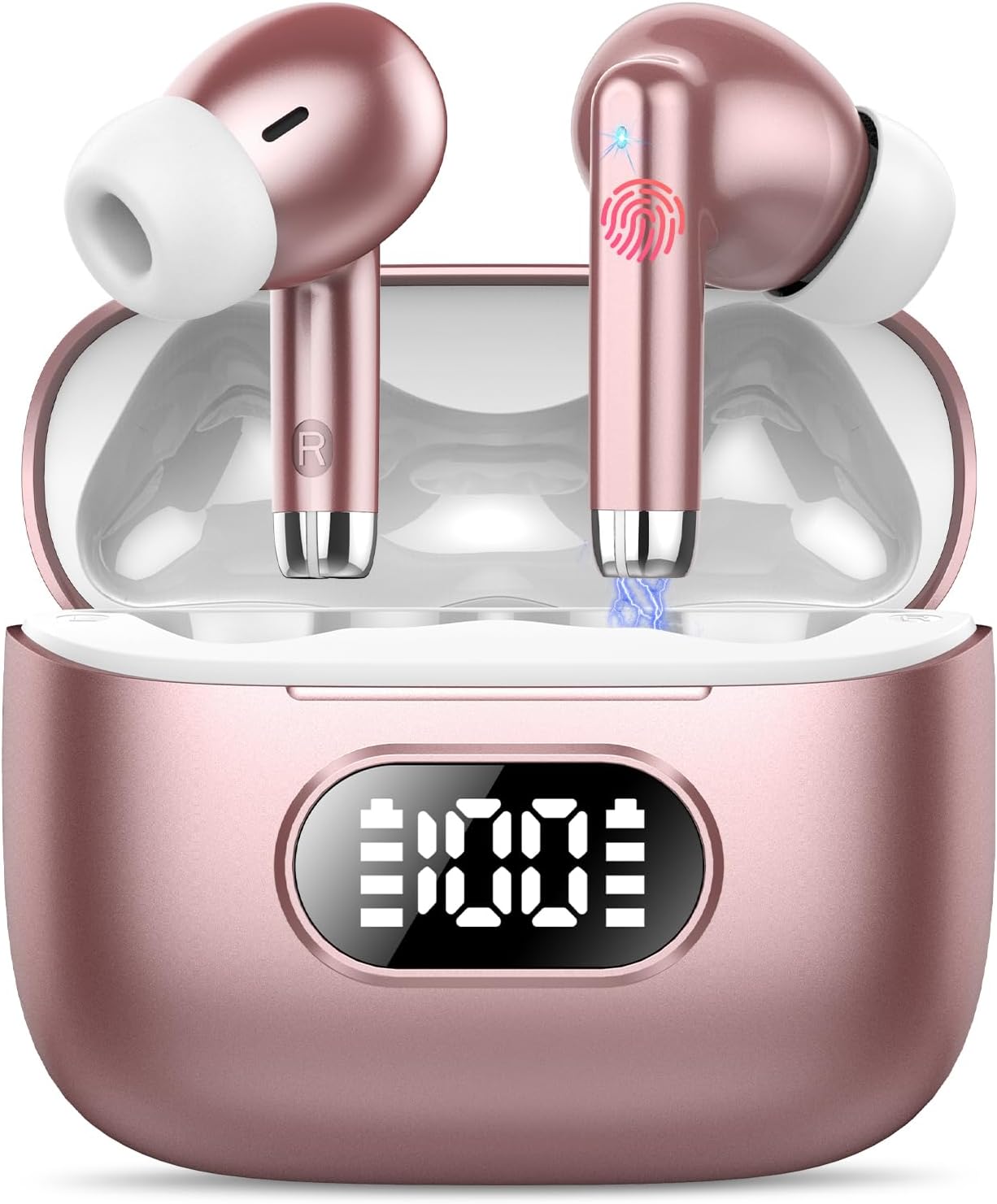 Powerful Sound Wireless Earbuds - 50H Playtime!
