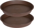 18 19 in Plant Saucer 2-Pack - Heavy Duty Deep Trays