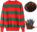 Halloween Costume for Kids Striped Sweater and Glove Set - Classic