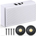 Saillong Wired Doorbell Kit: Dual Push Buttons, 2 Sounds, Wall Chime Box
