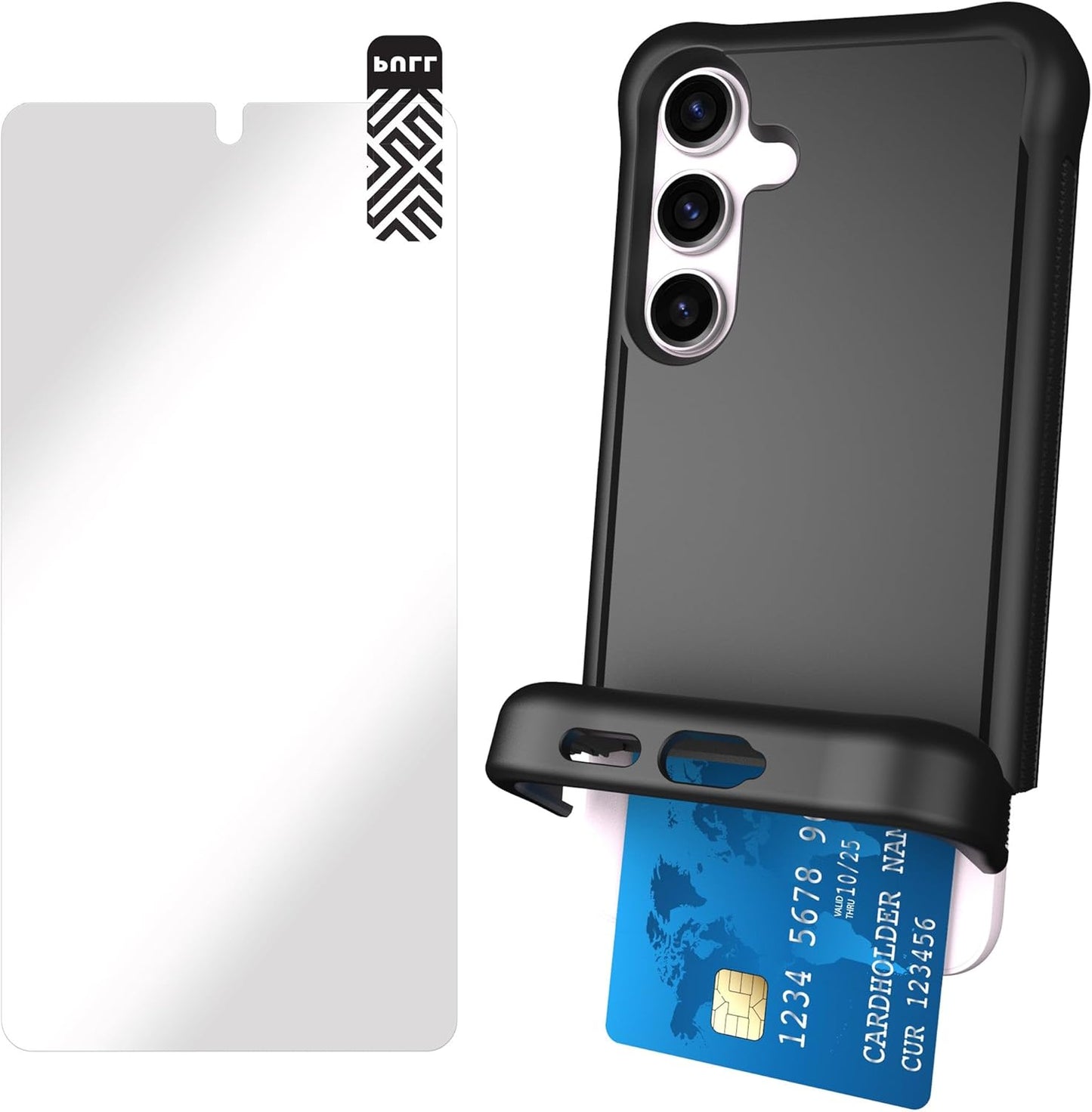 Scooch Galaxy S25 Case with Card Holder and RFID Protection