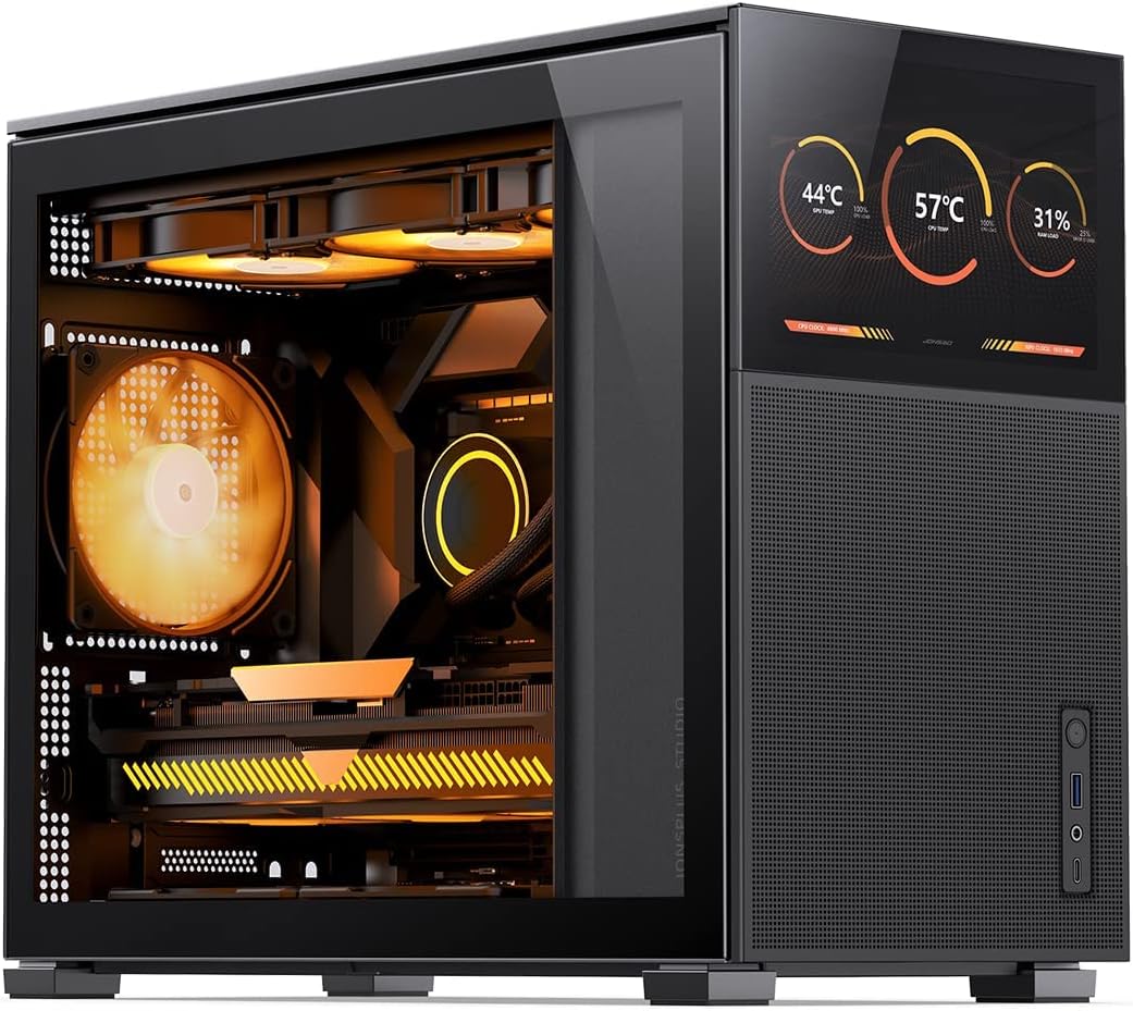 JONSBO D31 MESH SC Black Micro ATX PC Case for Gamers