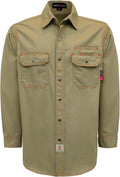 FR Shirts for Men Snaps Down 7.5oz Water Repellent FR - NFPA2112