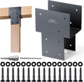 Heavy Duty 6x6 Stainless Steel Post Caps Tie Bracket - Solid Join