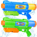 Super Water Gun for Kids Adults 2 Pack - High Capacity Soakers