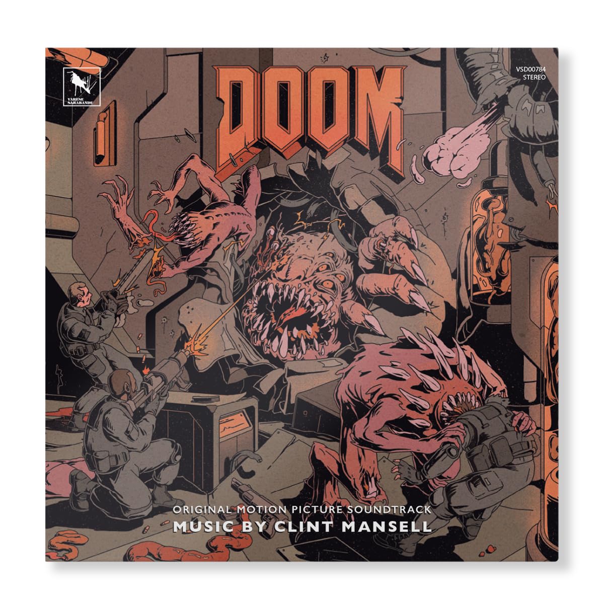 Doom Original Motion Picture Soundtrack Green Orange Smoke 2 LP