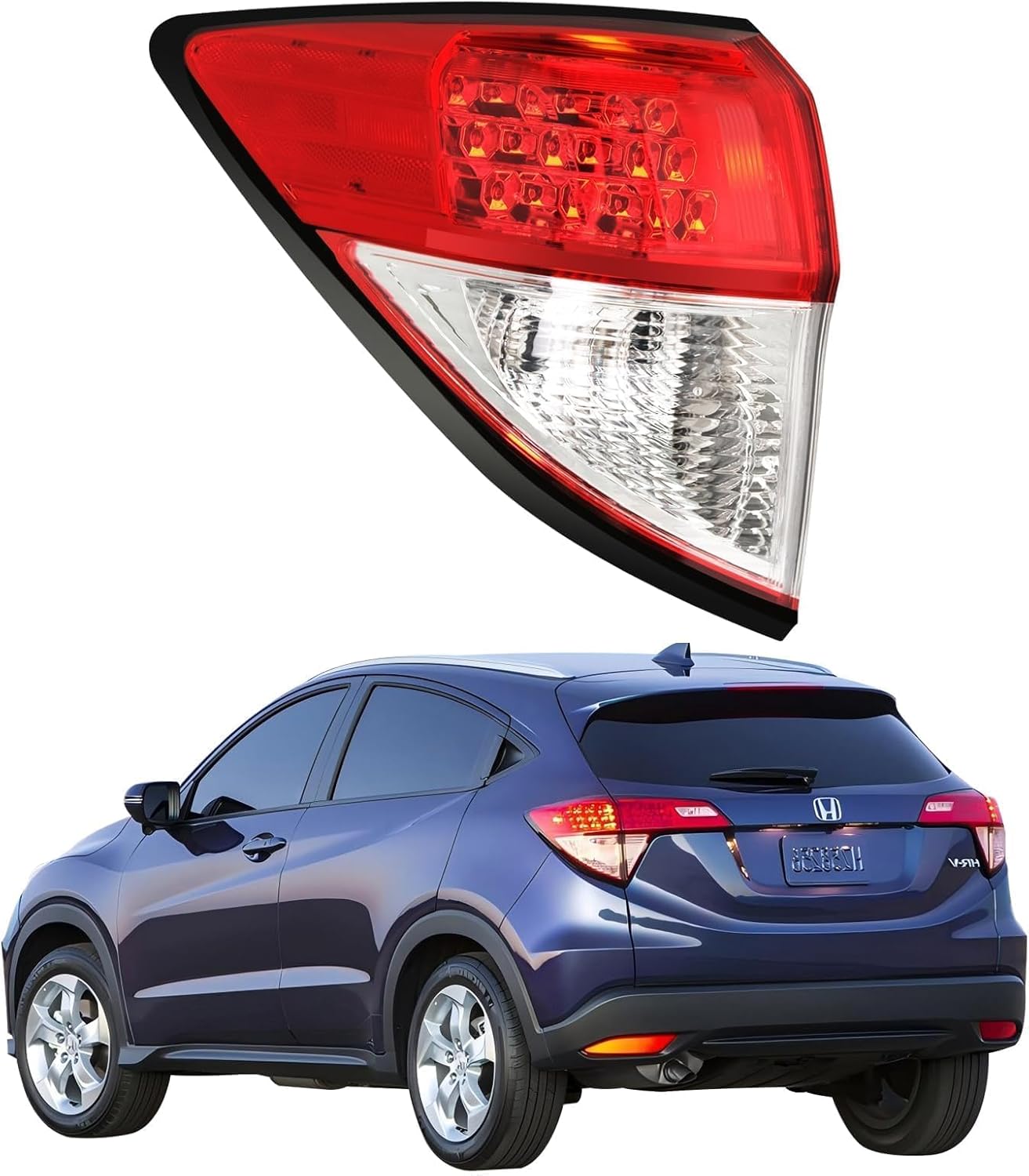 Driver Side Tail Light Assembly for Honda HRV 2016-2022 Models