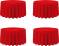 Red Round Tablecloths 120 Inch for Elegant Events and Parties