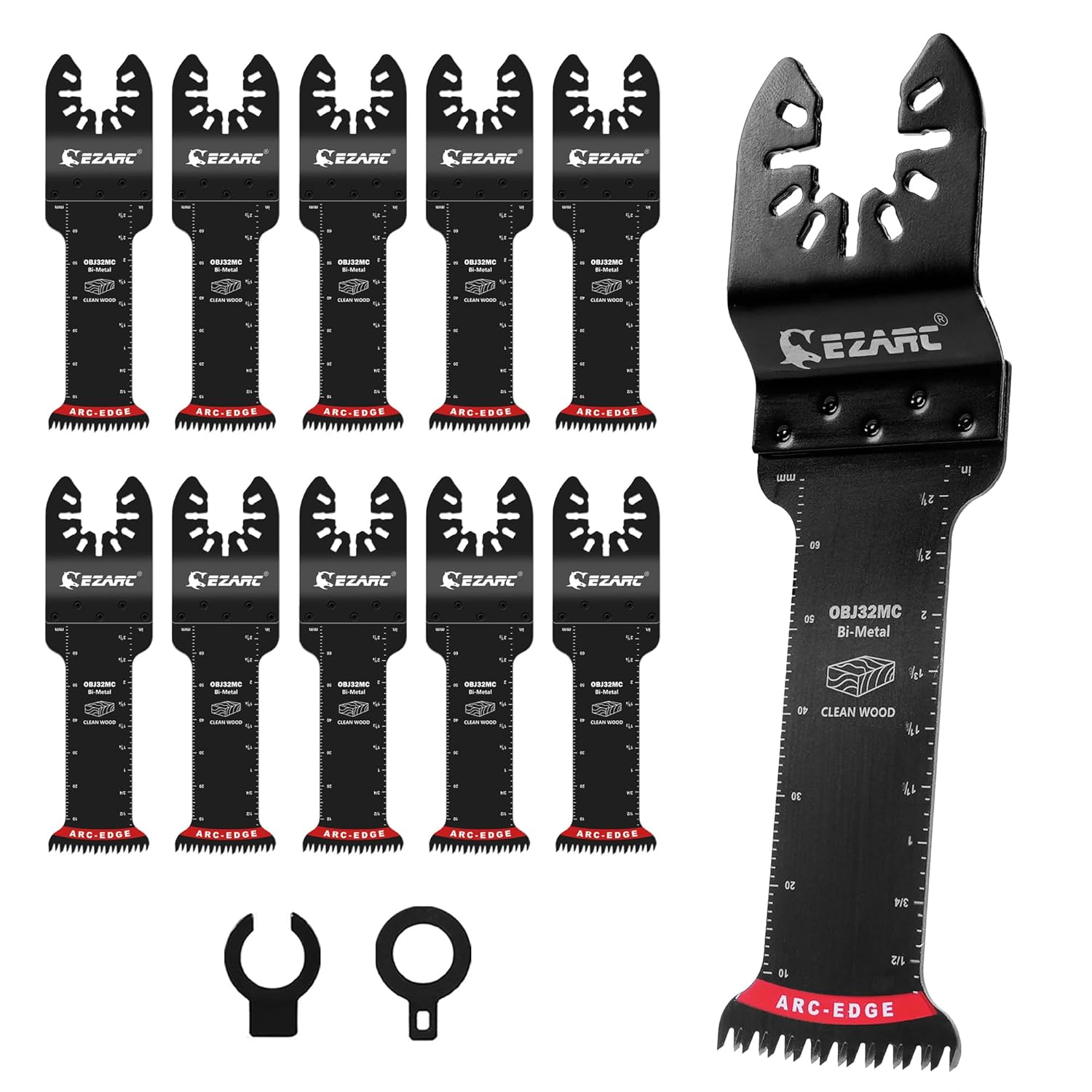 EZARC Bi-Metal Oscillating Tool Blade for Clean Cuts in Wood