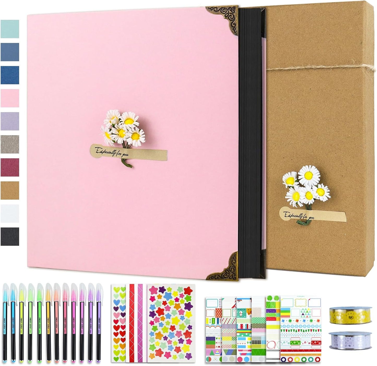 Vienrose DIY Scrapbook Photo Album Kit for Creative Memories