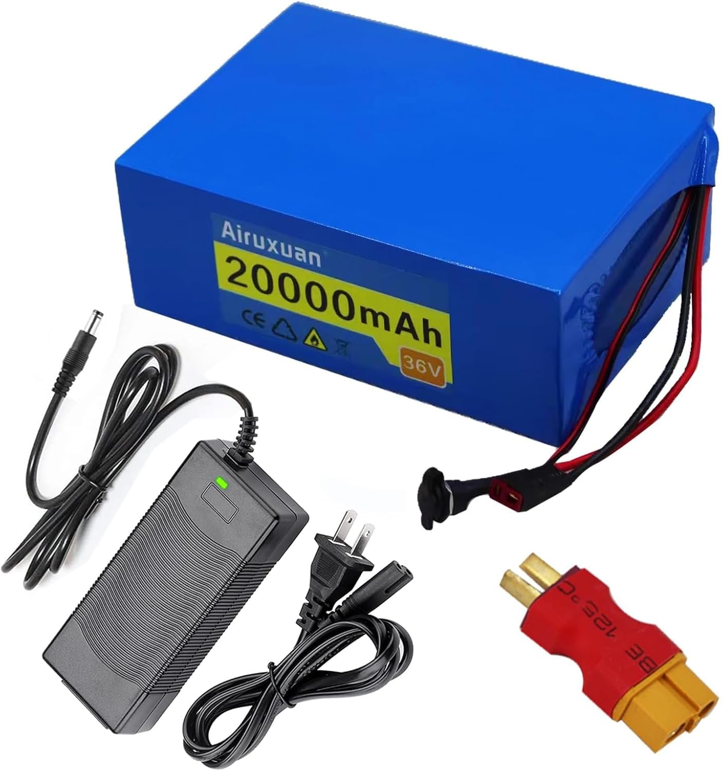 36V Ebike Battery 20Ah for 250-750W Electric Bicycles