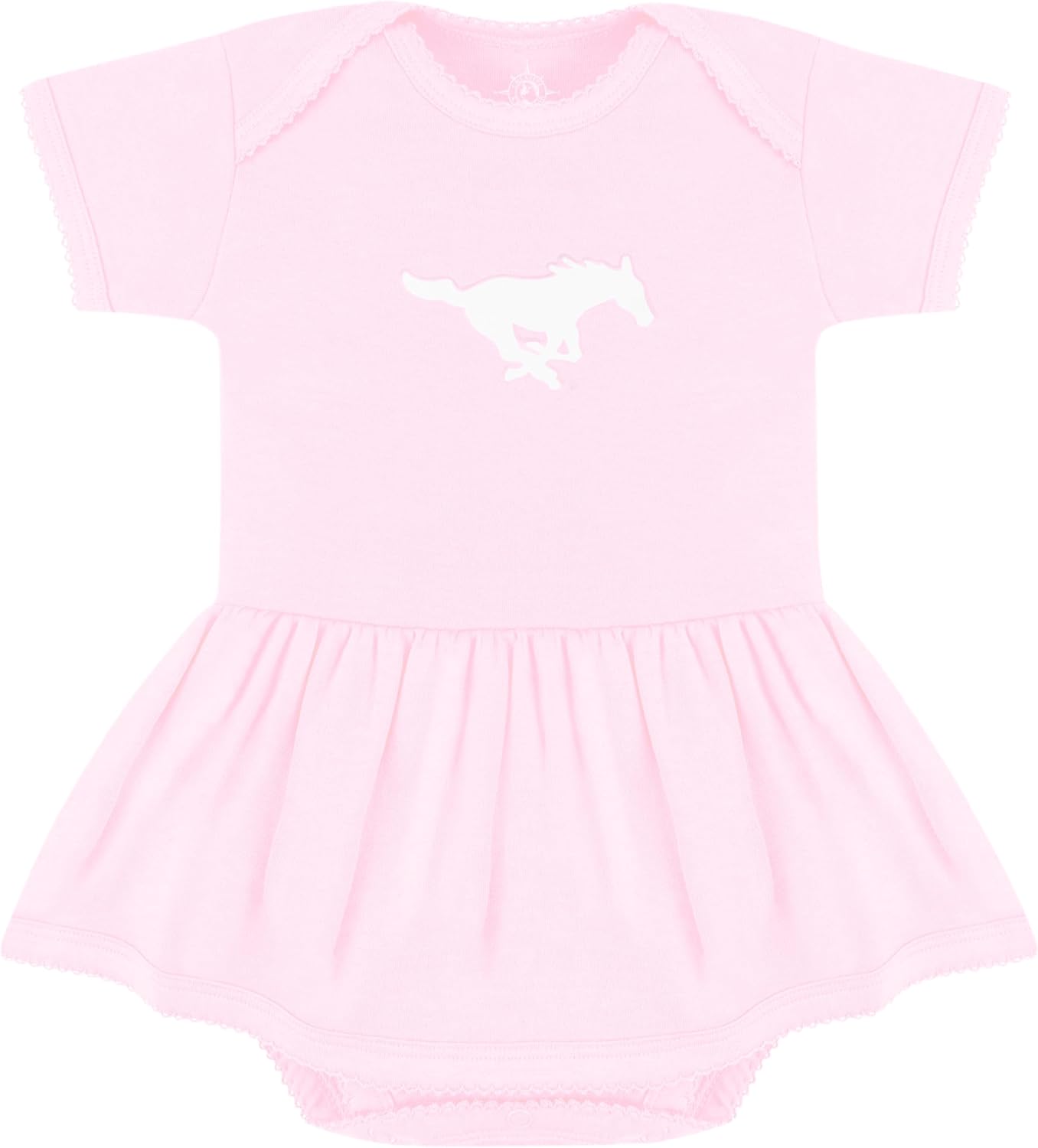 Creative Knitwear College Baby Picot Bodysuit Dress for Girls