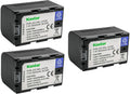 Kastar 3-Pack Battery Replacement for JVC Camcorders - Long Run Time