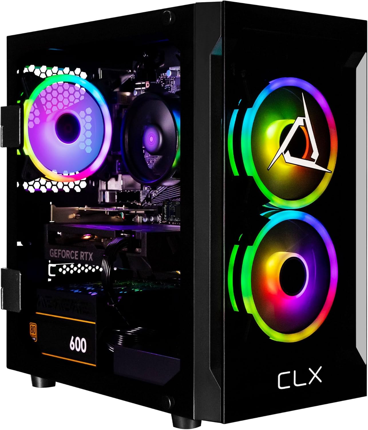 CLX Gaming Desktop: Ryzen 7 5700X, RTX 4060, Windows 11