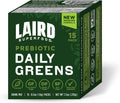 Prebiotic Daily Greens Powder, 15 Packets - Gut Support & Vitamins
