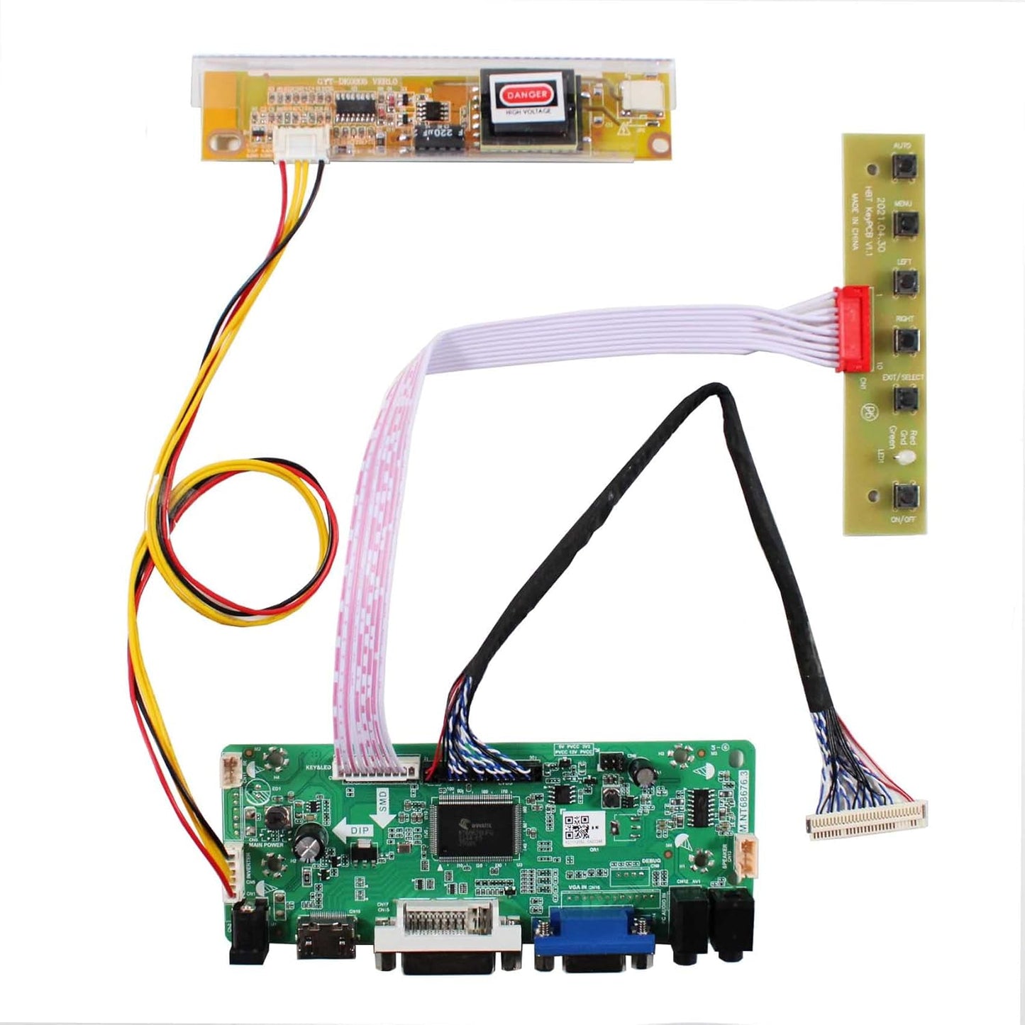 VSDISPLAY VGA DVI Audio LCD Driver Board for 17in Panels