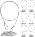 6 Pack Ground Earth Anchors with 30in Cable - Strong, Easy to Install
