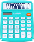 Desktop Calculator 12 Digit with Large LCD Display - Clear, Easy Use