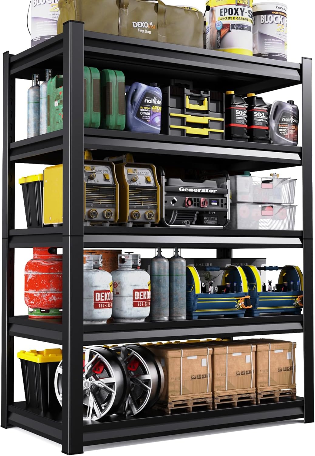 Heavy Duty Garage Shelving Unit for Efficient Storage Solutions