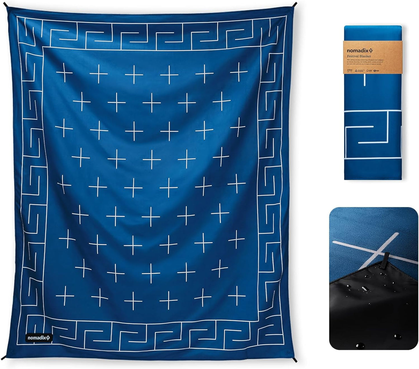 Nomadix Festival Blanket - Plush, Water Resistant & Eco-Friendly