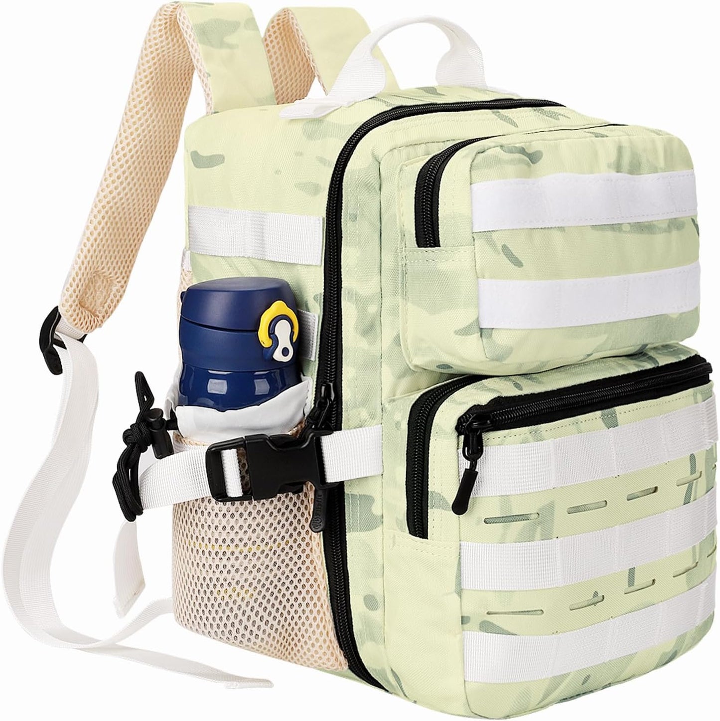 Compact Tactical Backpack for Any Adventure - Ice Camo