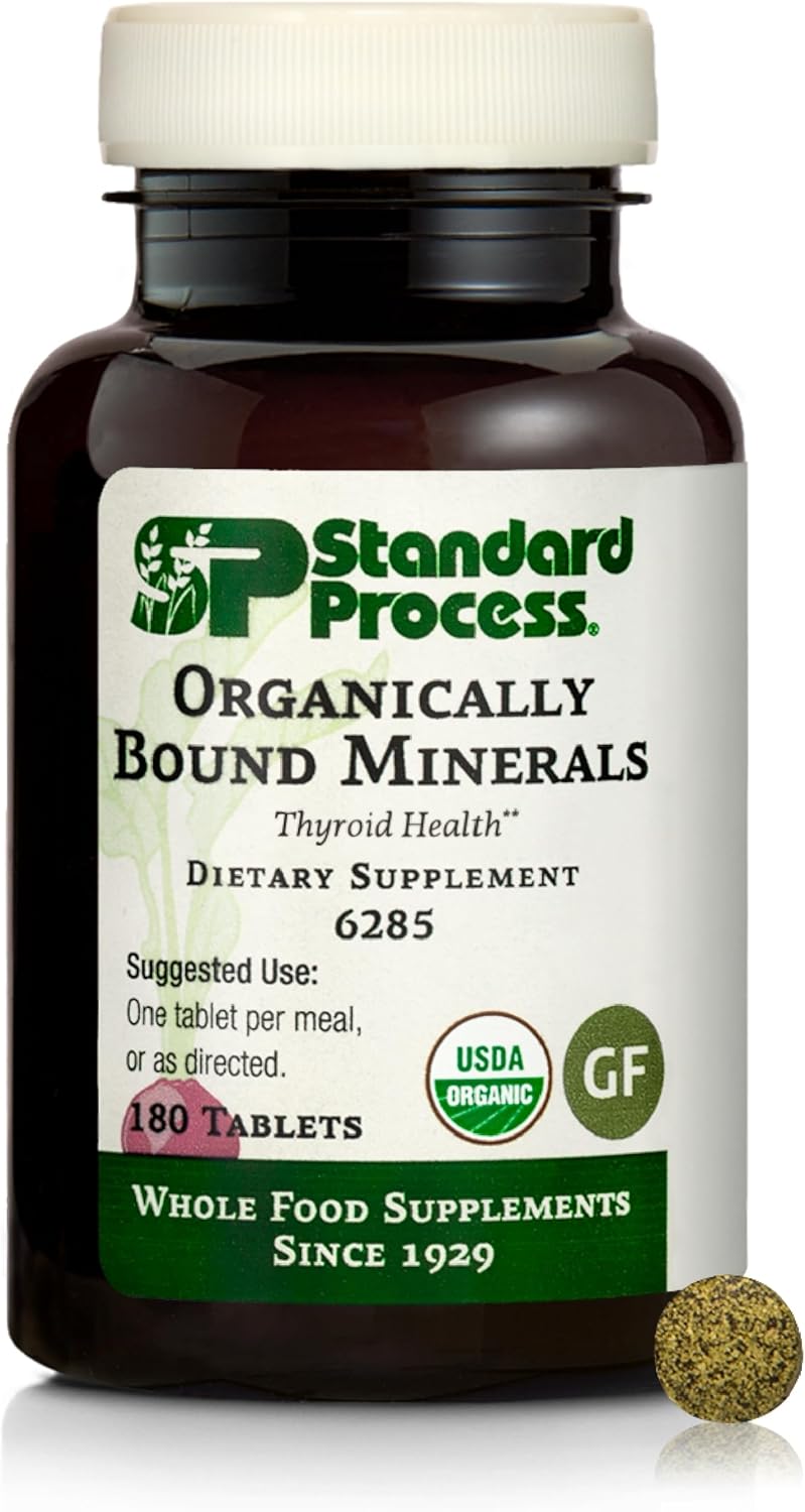Standard Process Organically Bound Minerals for Thyroid Support