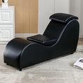 ijuicy Modern Curved Chaise Lounge Chair for Yoga - Ergonomic Faux