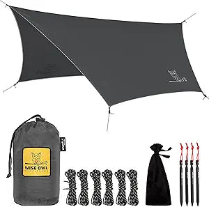 Wise Owl Outfitters Hammock Tarp - Essential Camping Gear