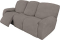 Easy-Going 8 Piece Recliner Sofa Slipcover - Stretch Jacquard Fit