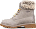 Lugz Womens Convoy Faux Fur Lace Up Boots - Cozy Fall Chukka